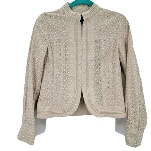 Willi Smith Cream Lace Women's Blazer